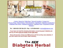 Tablet Screenshot of diaberex.com